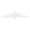 Ekena Millwork Kennewick Architectural Grade PVC Gable Bracket, 60"W x 12 1/2"H x 4"D x 4"F, 5/12 Pitch GBP060X13X0404KEN00 - alternate 4